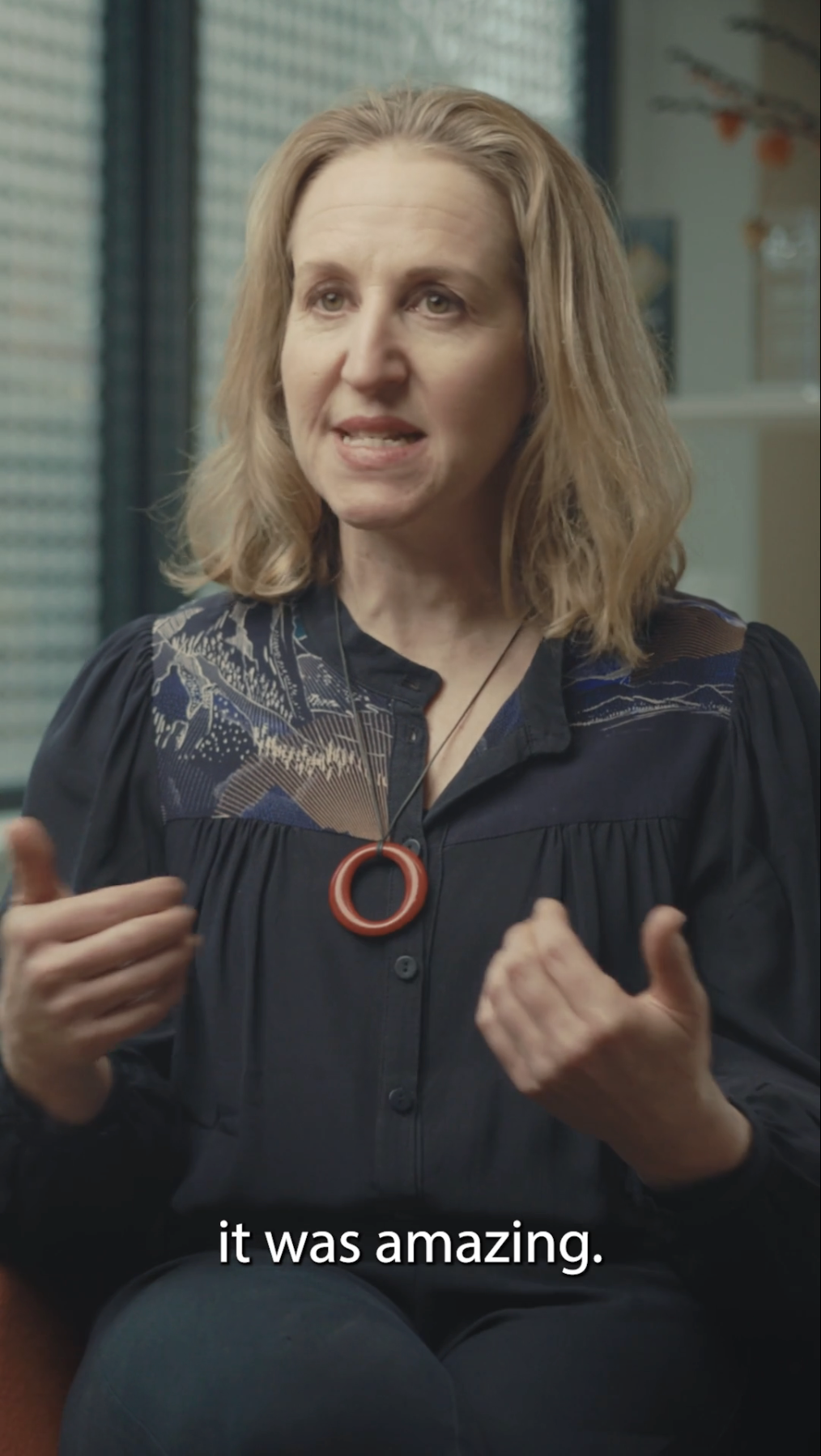 Carina Bauer describes the relief of more transparency in her business.