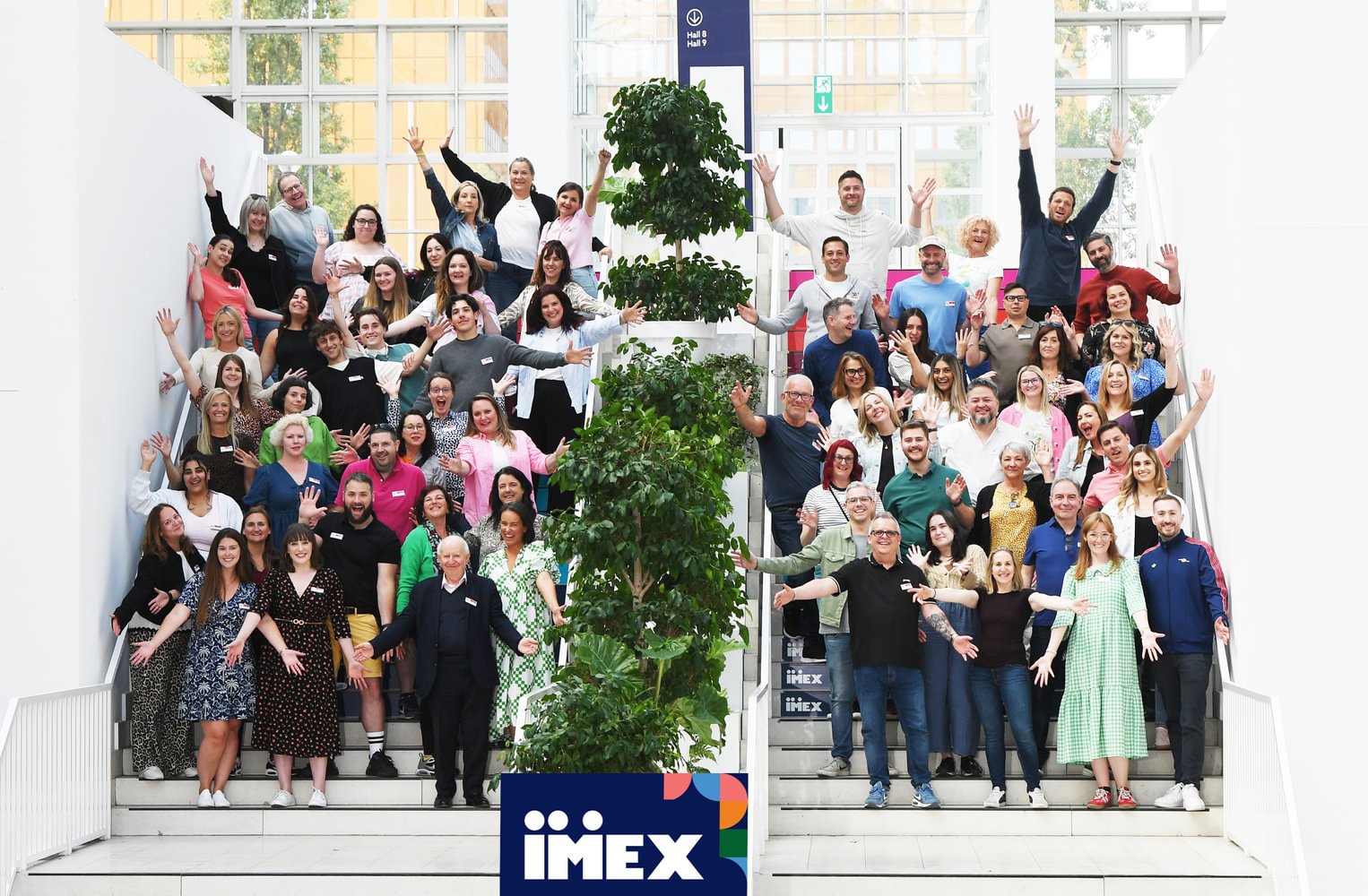 The whole IMEX team at the show